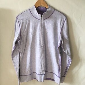 Tommy Bahama Half Zip Sweater Purple Size Large